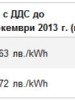 Нови цени на електроенергията за битови клиенти на EVN България от 1 януари 2014 г.