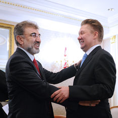 Първият газ потича по Турския поток през декември 2016 г.