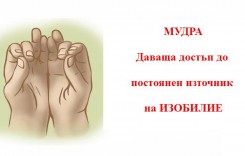 Мудра, осигуряваща достъп до постоянно изобилие